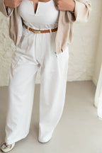 PERFECT WHITE / BEIGE TROUSER