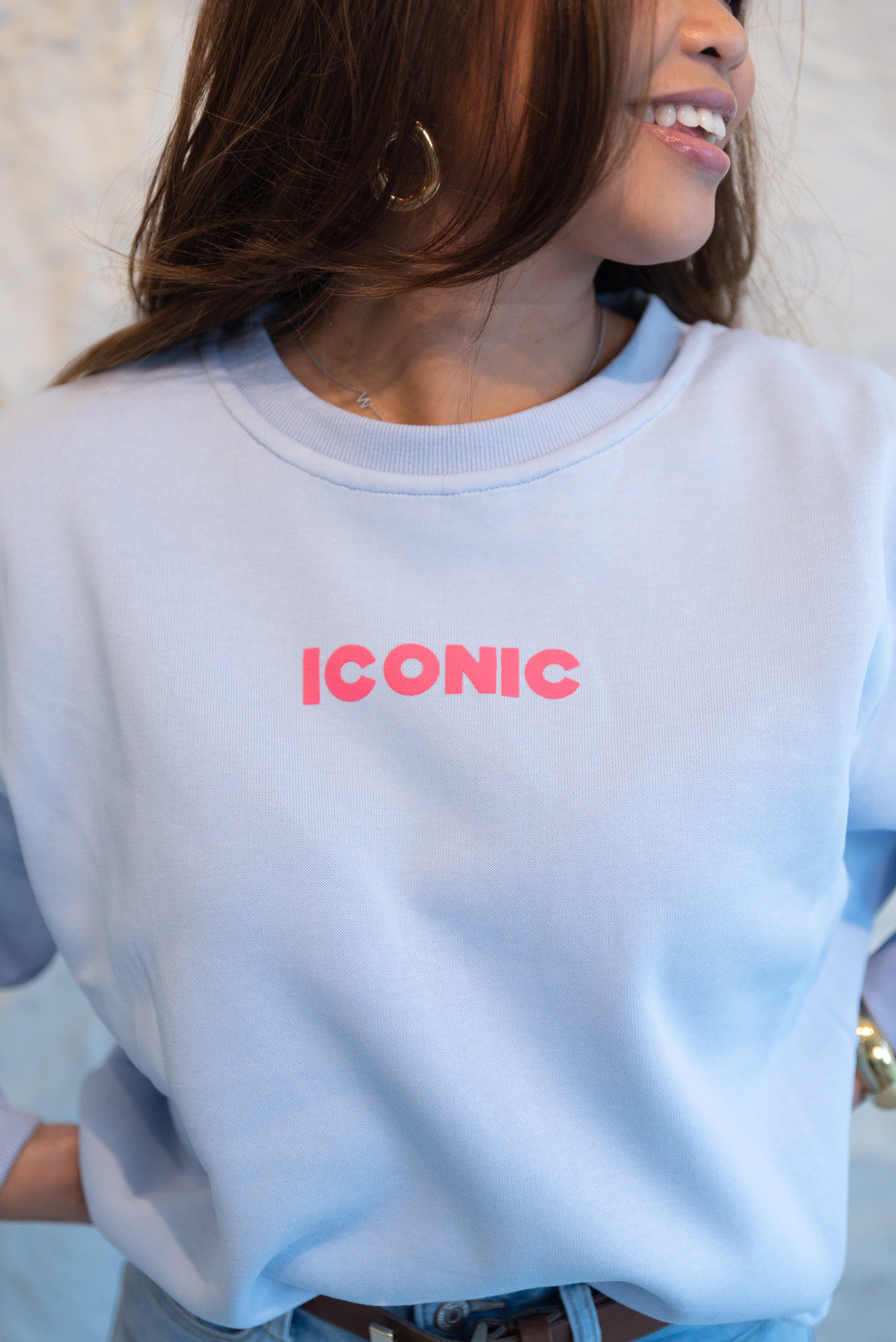 ICONIC SWEATER BLUE