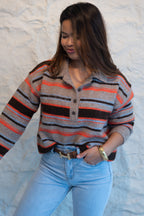 FELINE STRIPED SWEATER