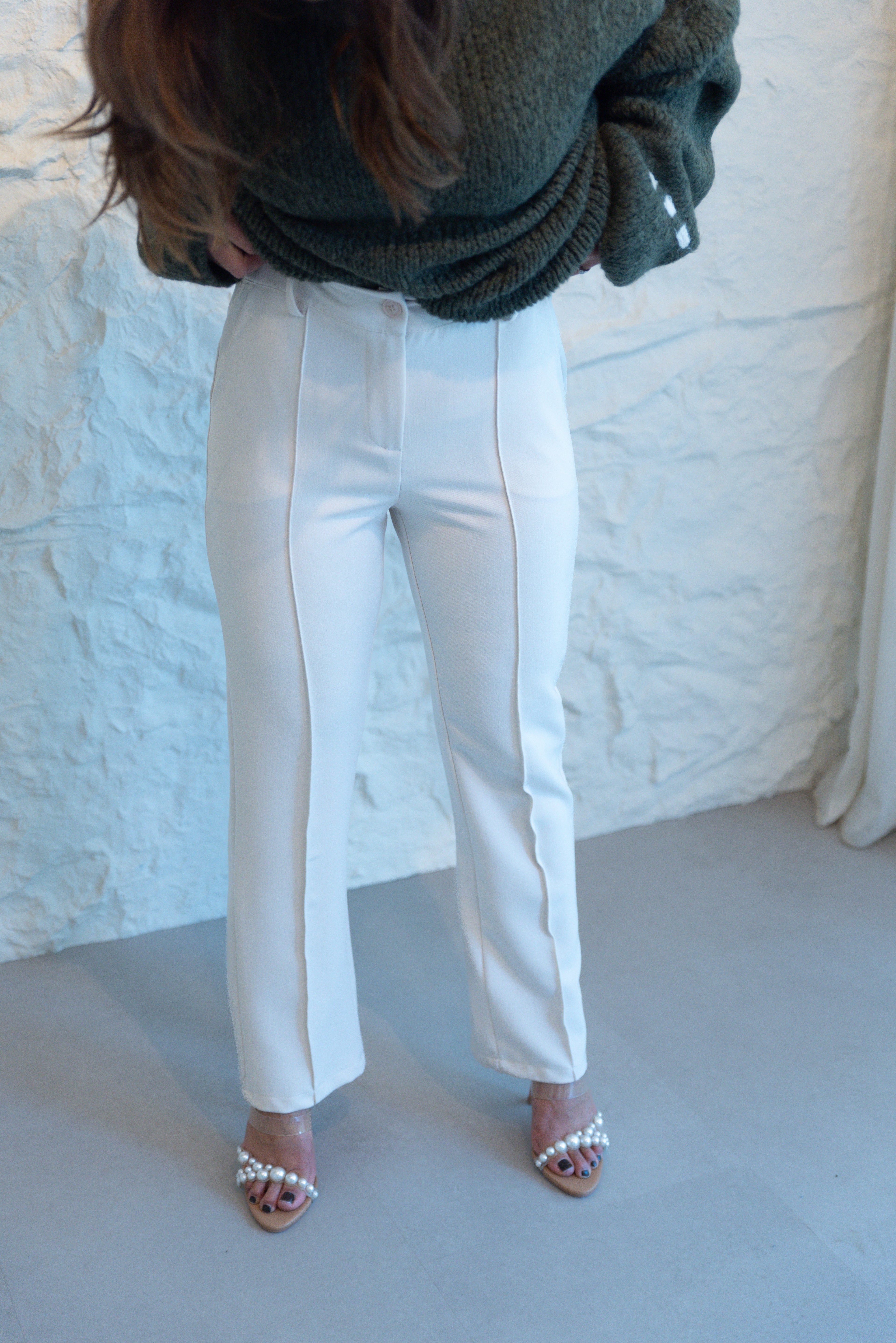 VANESSA CREME TROUSER