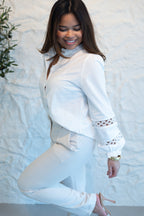 LAURA WHITE BLOUSE