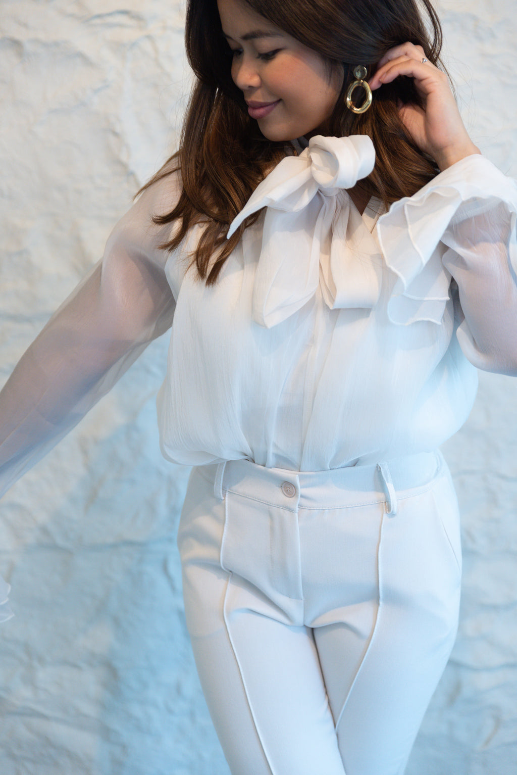 CHARLOTTE WHITE BLOUSE