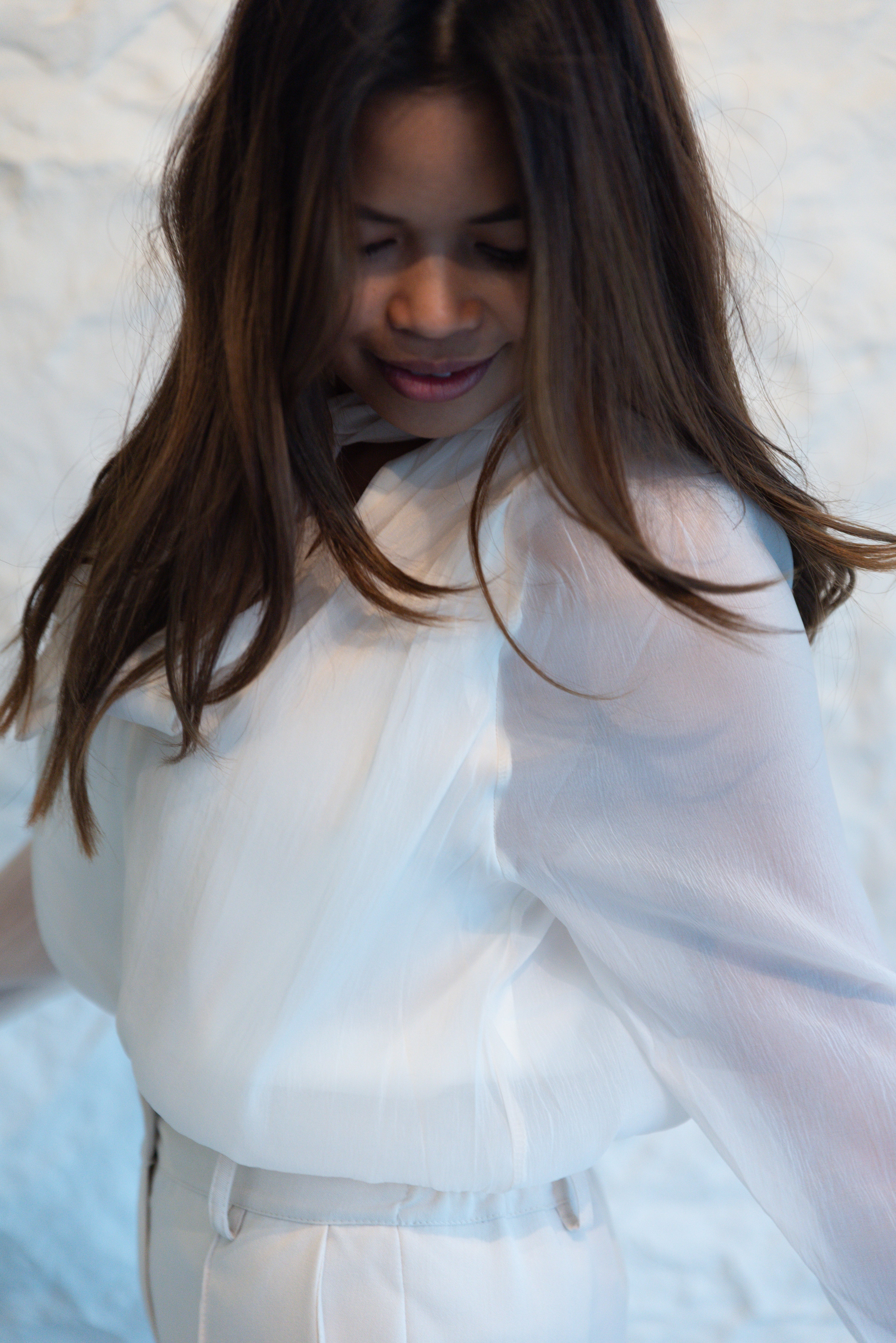 CHARLOTTE WHITE BLOUSE