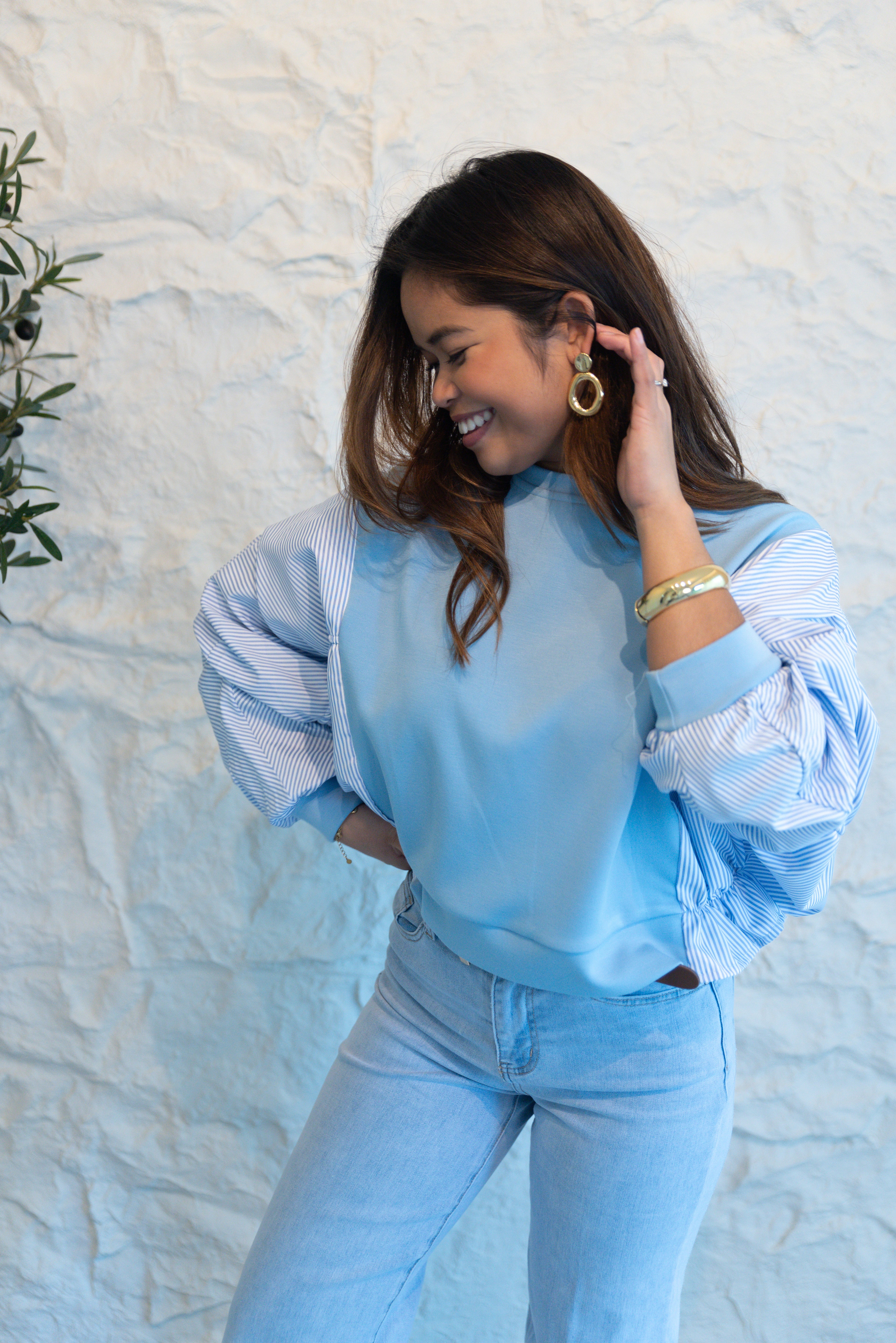 CHARLINE STRIPES BLOUSE