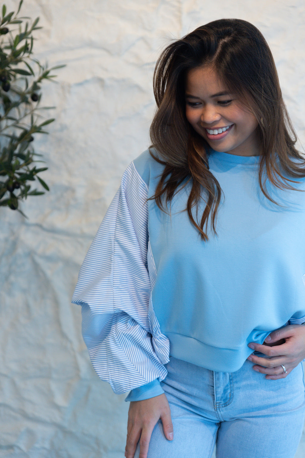 CHARLINE STRIPES BLOUSE