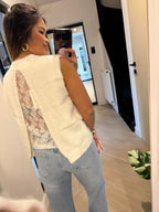BRITT LACE BACK TOP